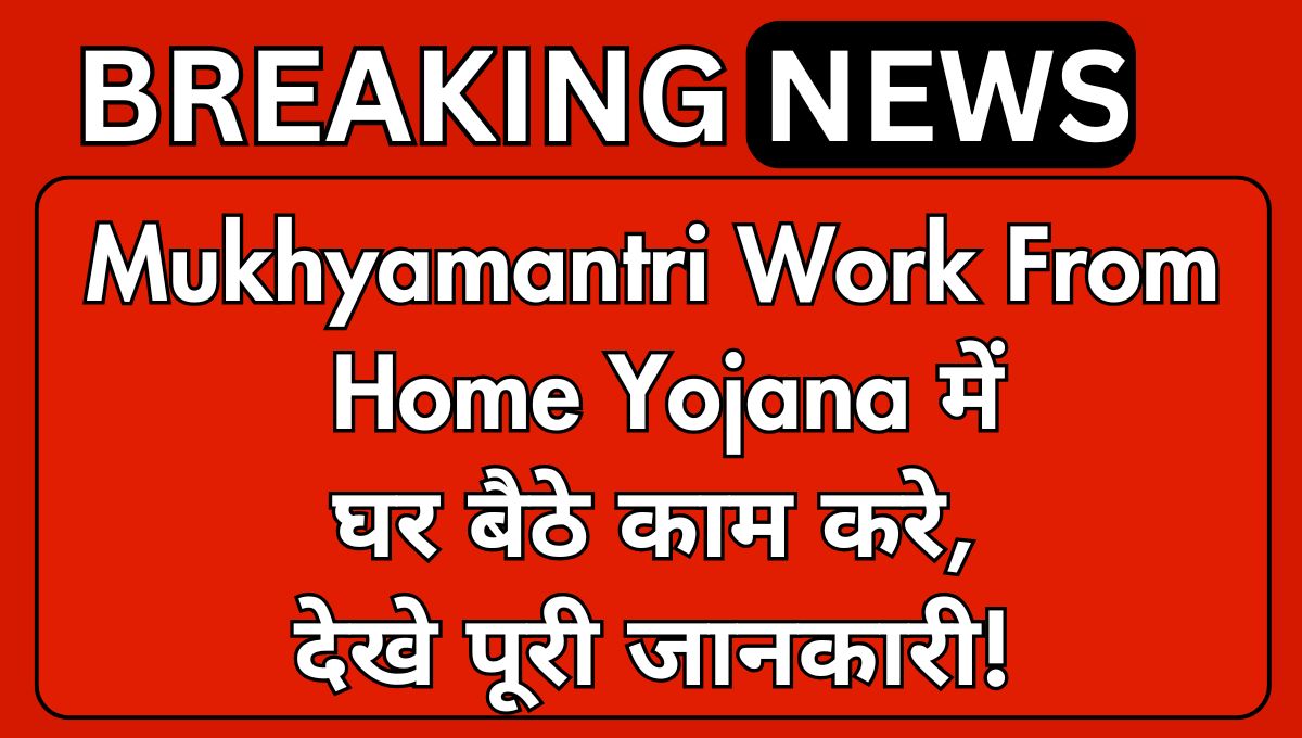Mukhyamantri Work From Home Yojana