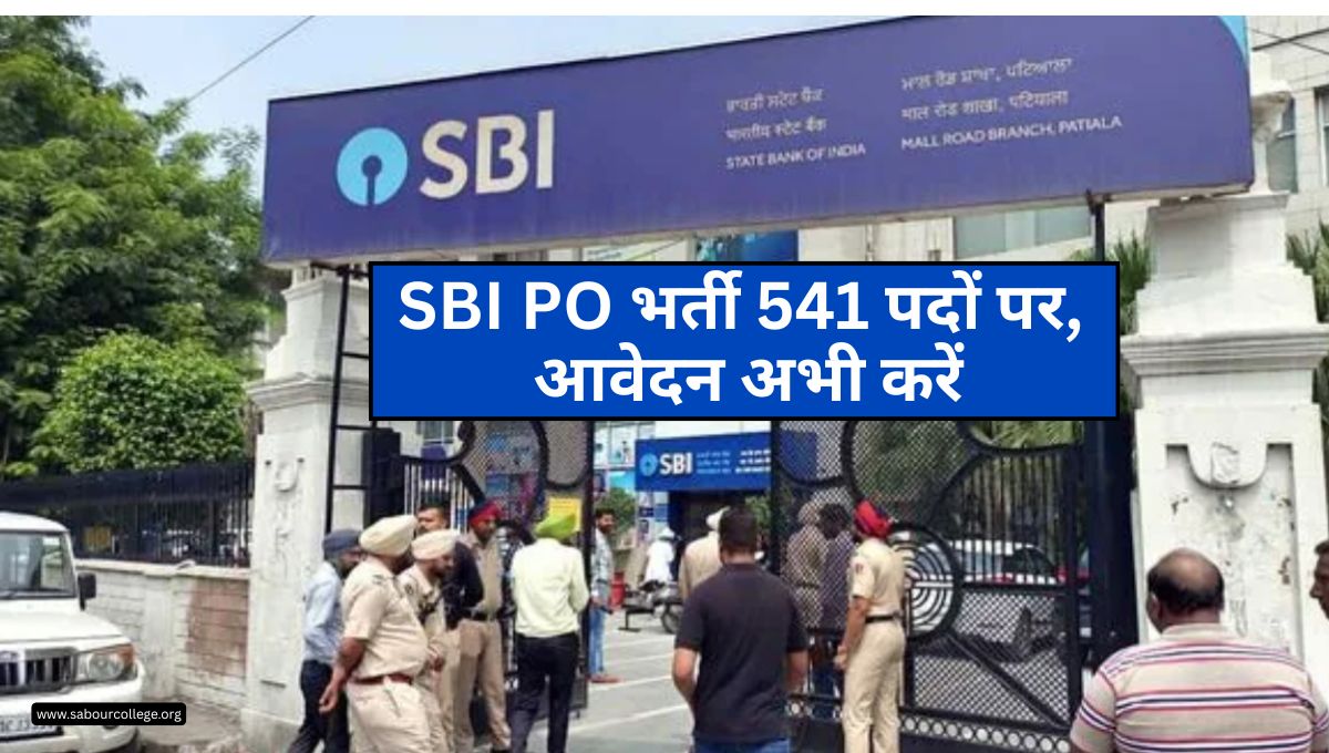 SBI PO Notification 2025