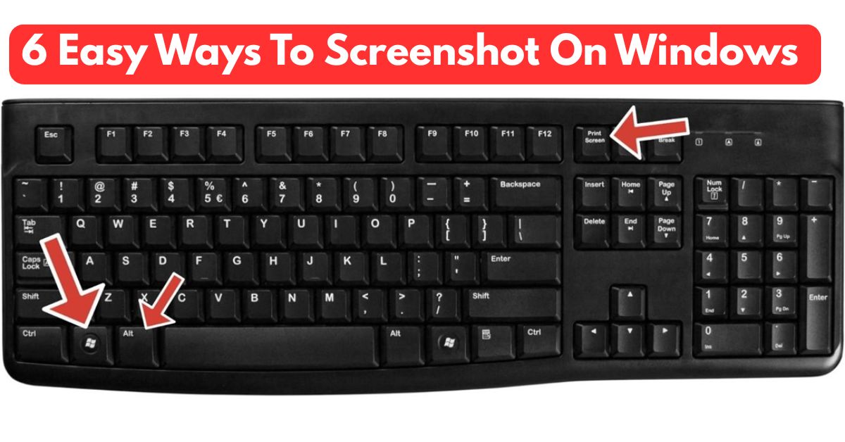How To Screenshot On Windows